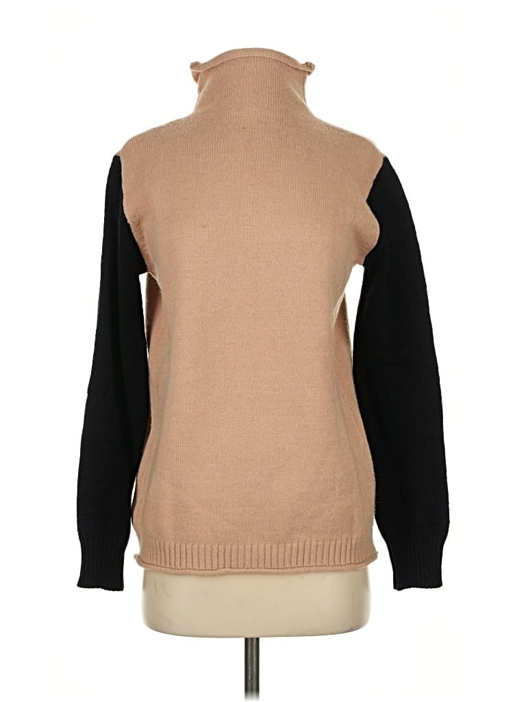 Pre-owned Made With Love Turtleneck Sweater In Brown
