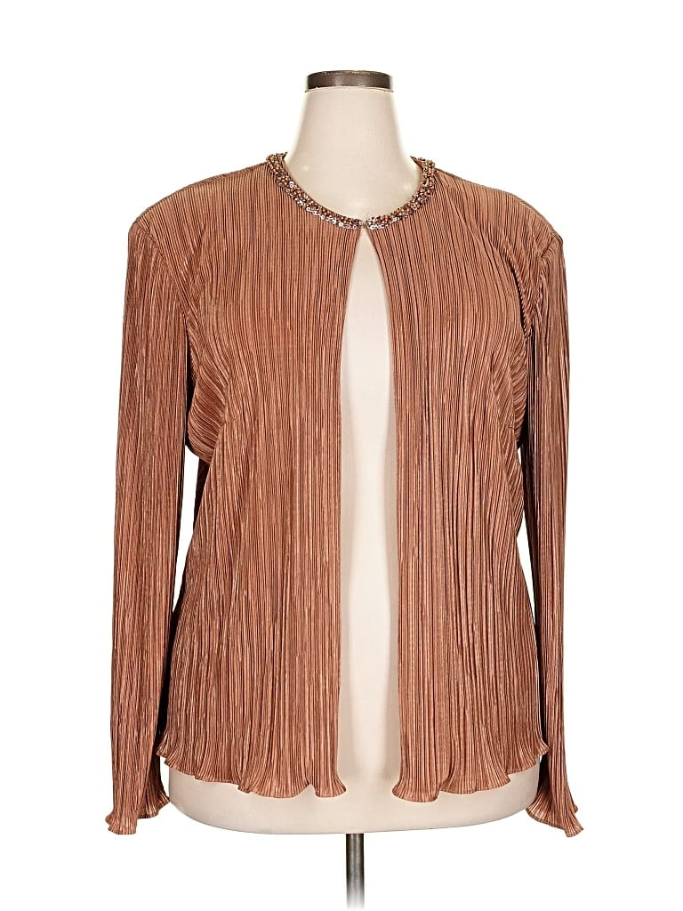 Pre-owned Cachet Jacket In Brown