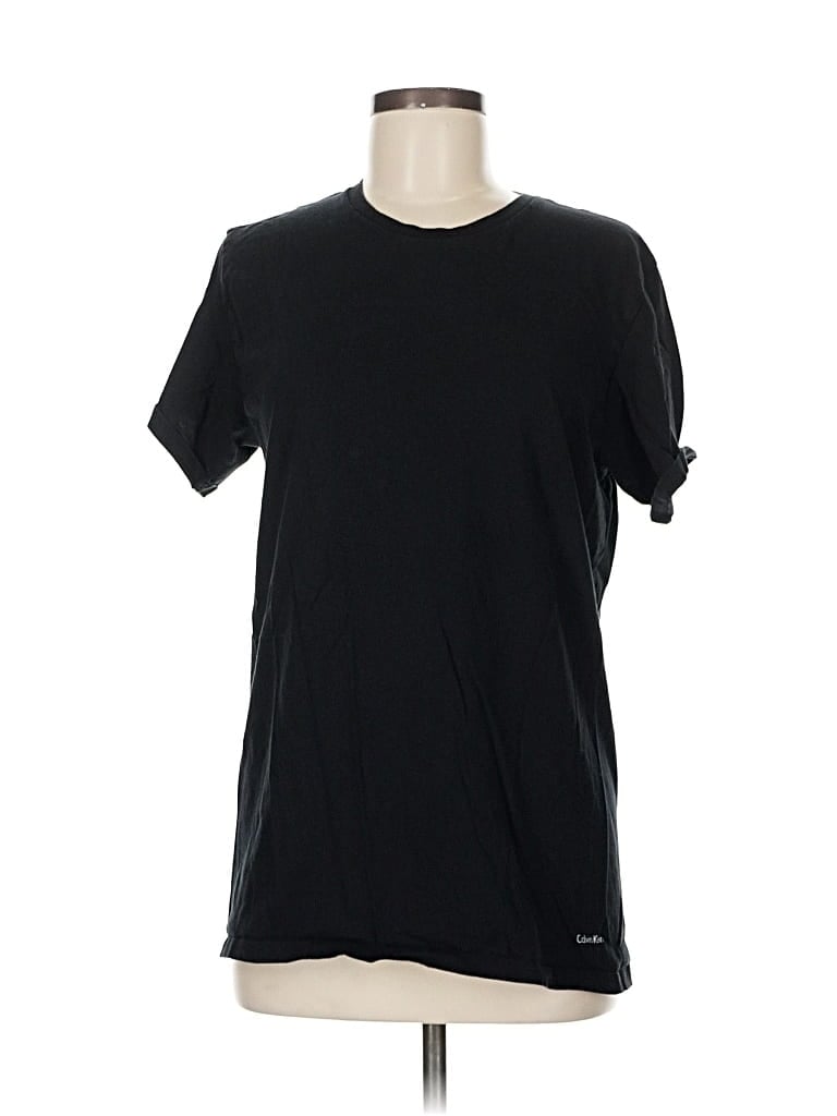 Pre-owned Calvin Klein Short Sleeve T-shirt In Black