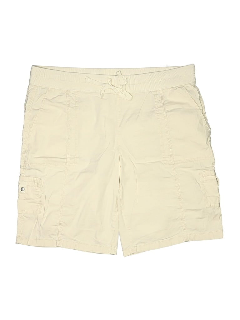 Pre-owned Natural Reflections Cargo Shorts In White