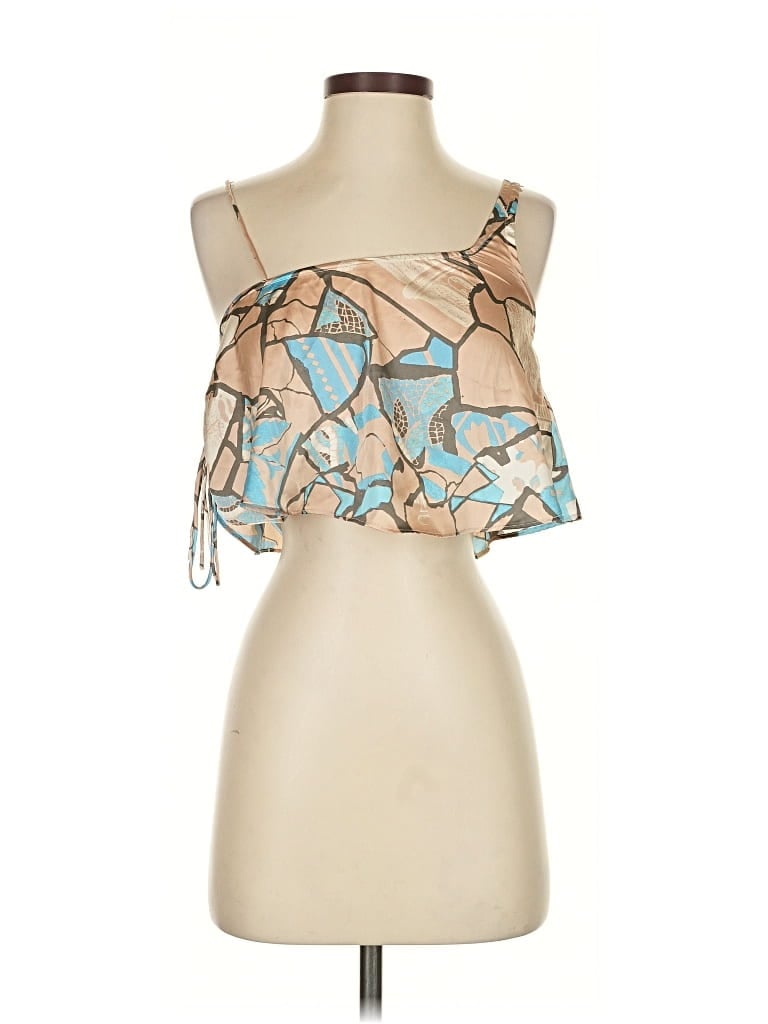 Pre-owned Out From Under Sleeveless Blouse In Blue