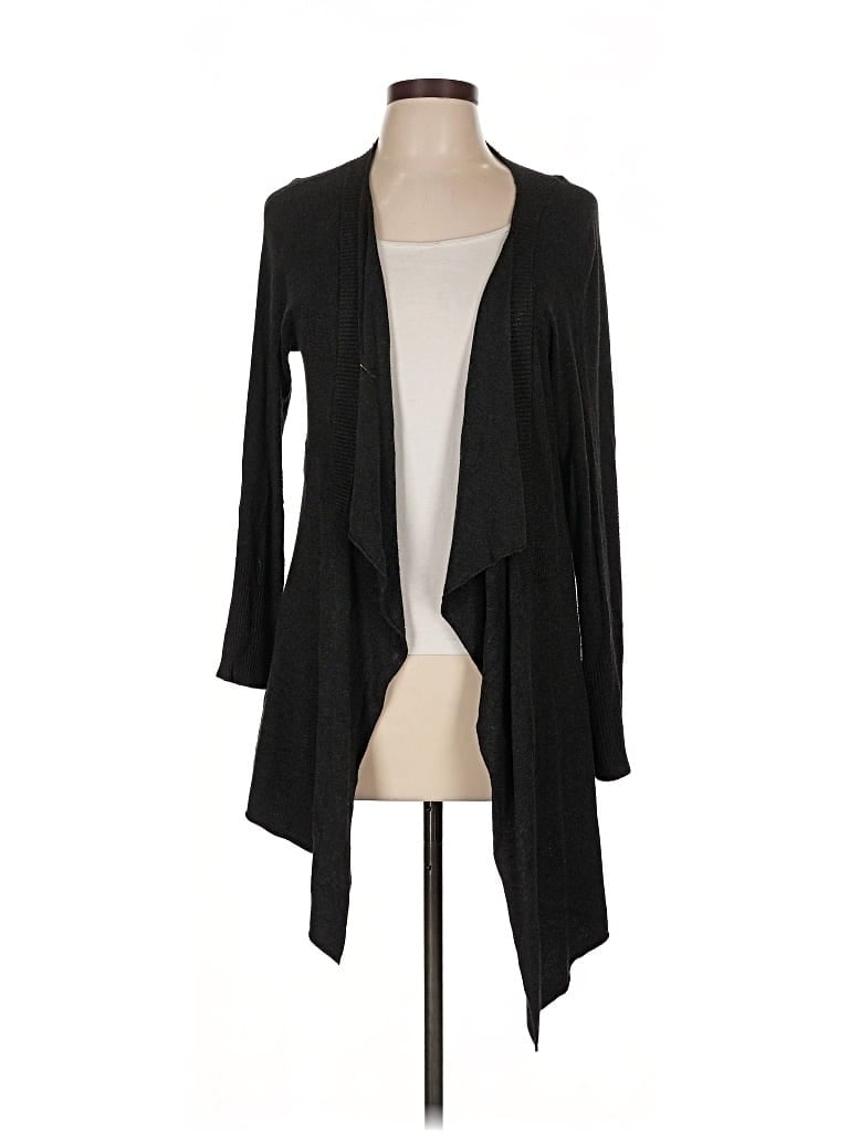 Pre-owned Eileen Fisher Cardigan Sweater In Black