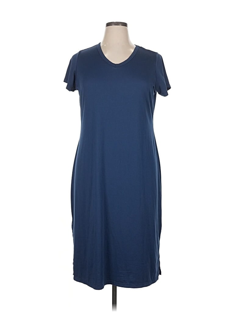 Pre-owned 32 Degrees Casual Dress In Blue