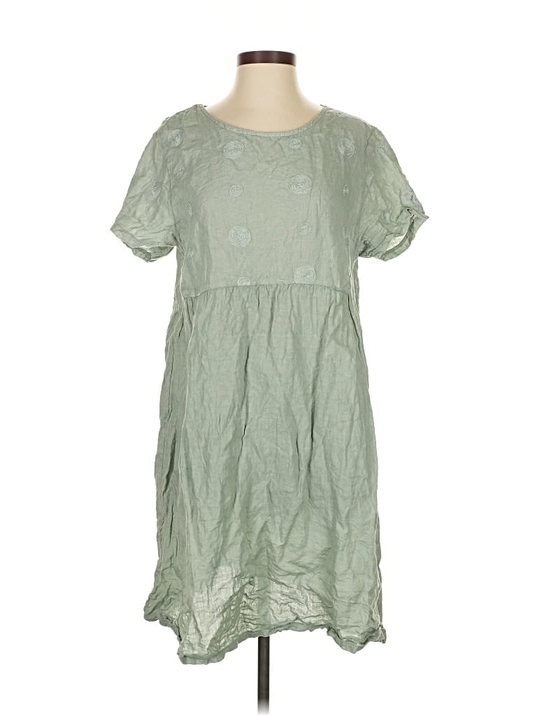 Pre-owned Terzo Millenio Casual Dress In Green