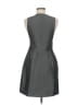 Theory Chevron-herringbone Gray Cocktail Dress Size 6 - photo 2