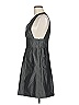 Theory Chevron-herringbone Gray Cocktail Dress Size 6 - photo 5