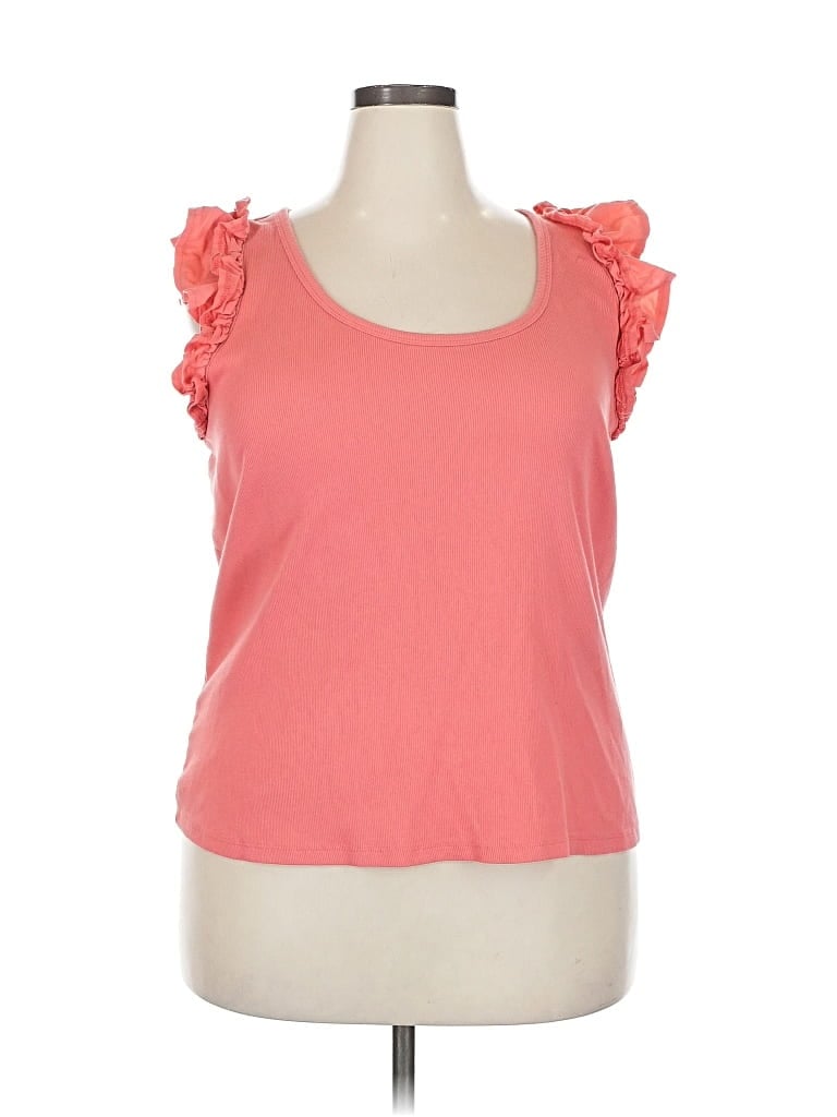Pre-owned Old Navy Sleeveless Top Pink Sweetheart Neckline Tops