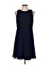 Donna Ricco 100% Polyester Solid Blue Cocktail Dress Size 10 - photo 1