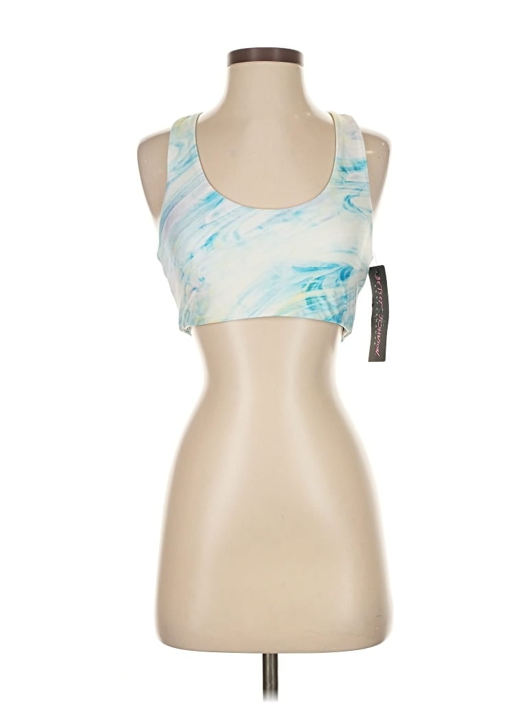 Pre-owned Betsey Johnson Performance Sports Bra In Blue