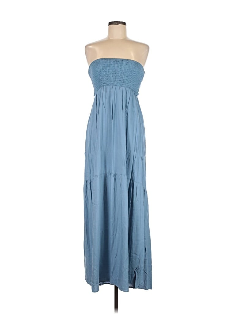 Loft Beach Casual Dress In Blue