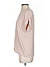 BCBGMAXAZRIA 100% Polyester Pink Short Sleeve Blouse Size XS - photo 5