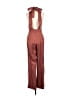 Reiss 100% Viscose Solid Brown Jumpsuit Size 0 (petite) - photo 2