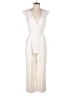 Club Monaco 100% Silk Ivory Jumpsuit Size 2 - photo 1