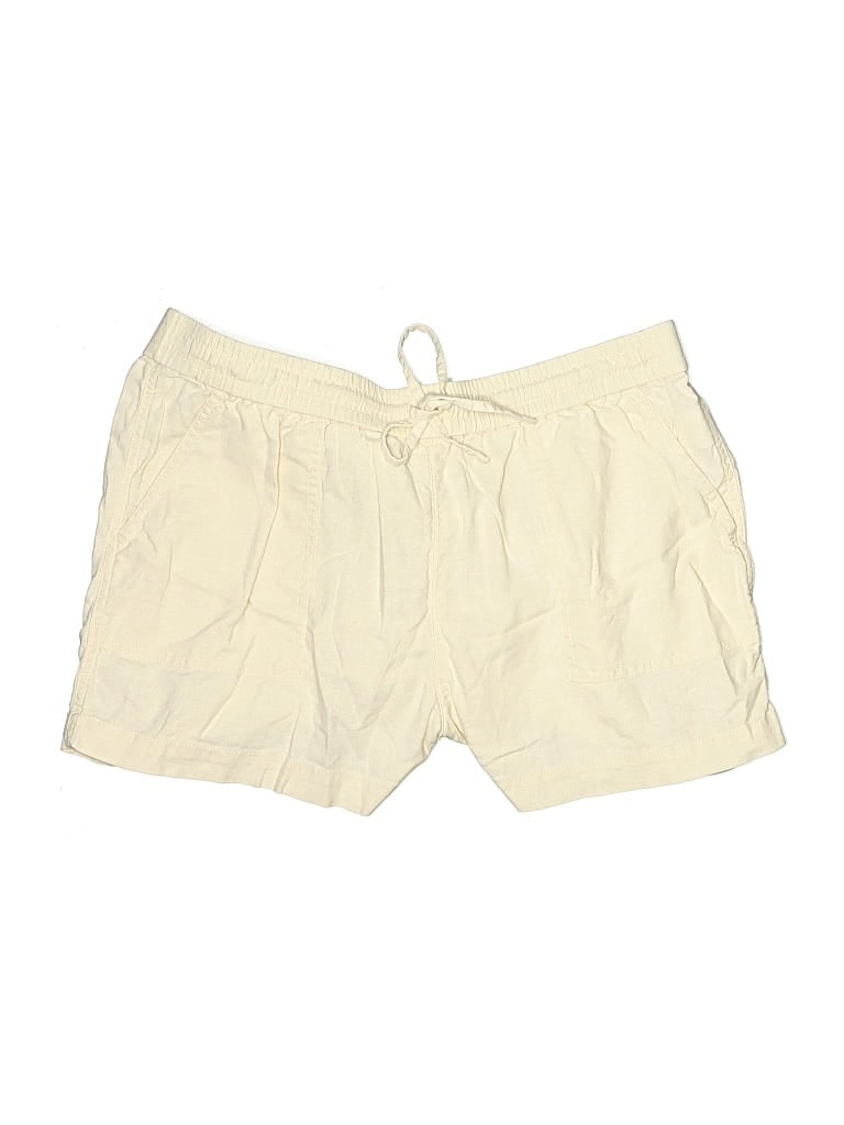 Pre-owned J.crew Factory Store Khaki Shorts In White