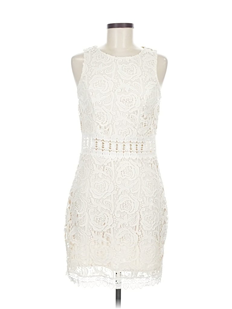Pre-owned The Impeccable Pig Cocktail Dress In White