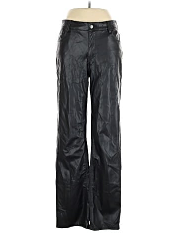 Zara Faux Leather Pants (view 1)