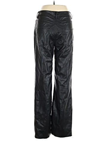 Zara Faux Leather Pants (view 2)