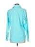 Faconnable Teal Long Sleeve Blouse Size M - photo 2