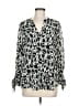Vince Camuto 100% Polyester Black Long Sleeve Blouse Size M - photo 1