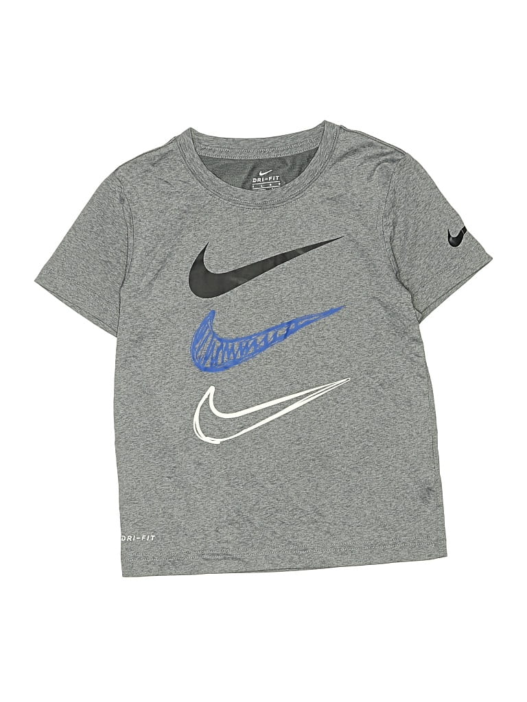 Pre-owned Nike Kids' Short Sleeve T-shirt In Gray