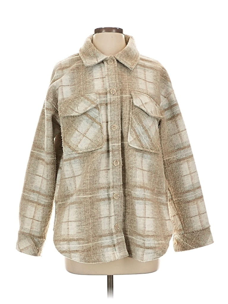 Pre-owned Thread & Supply Coat In White