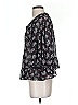 Anna Sui 100% Polyester Black 3/4 Sleeve Blouse Size XXS - photo 5