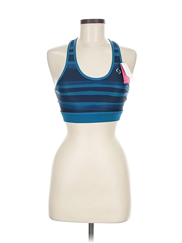 Pre-owned Moving Comfort Sports Bra In Blue