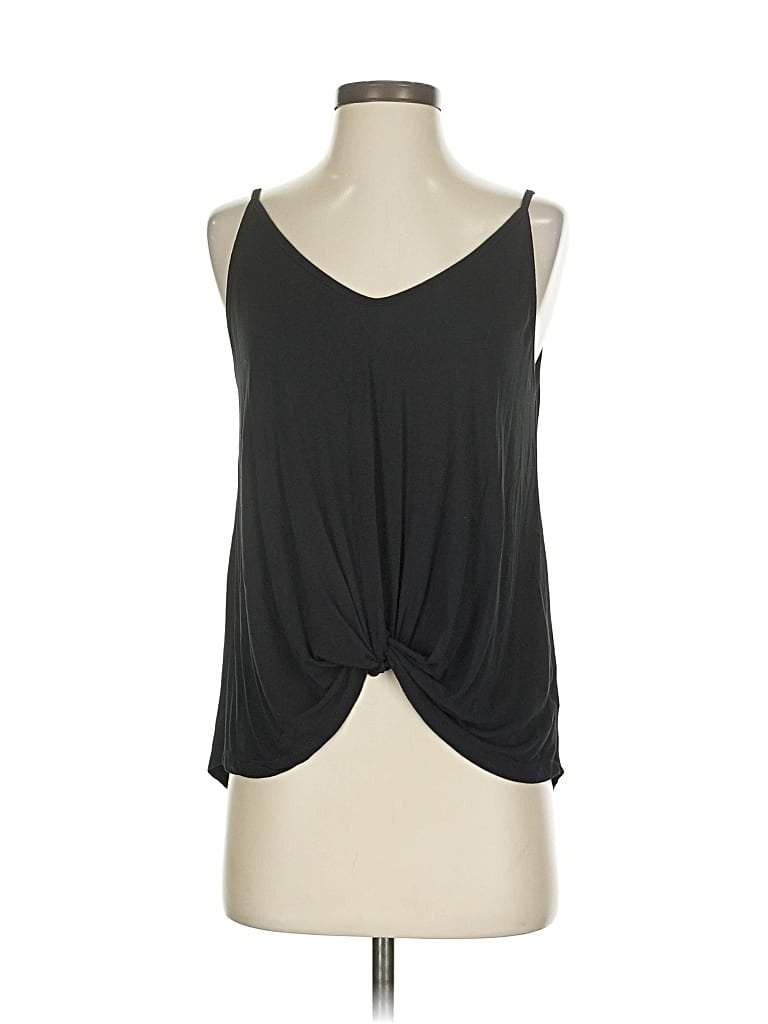 Pre-owned Wasabi + Mint Tank Top Black Strapless Neckline Tops