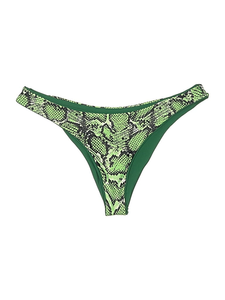 Pre-owned Unbranded Swimsuit Bottoms In Green
