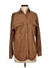 Max Studio Brown Long Sleeve Blouse Size S - photo 1