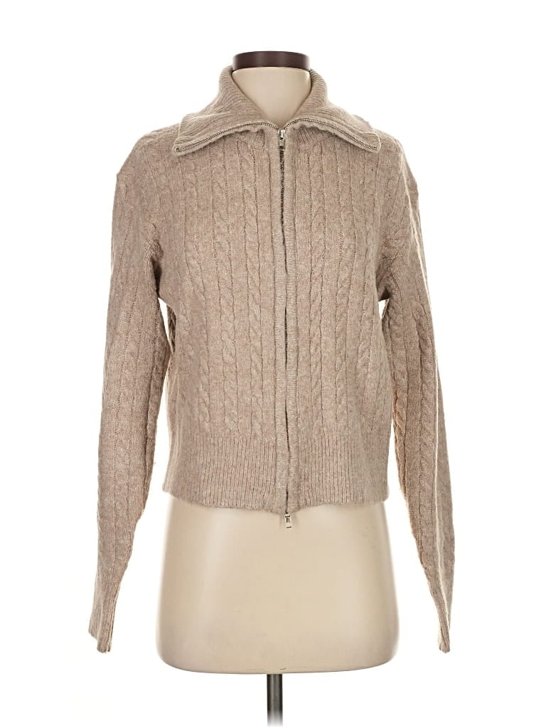 Pre-owned Louna Cardigan Sweater In Brown
