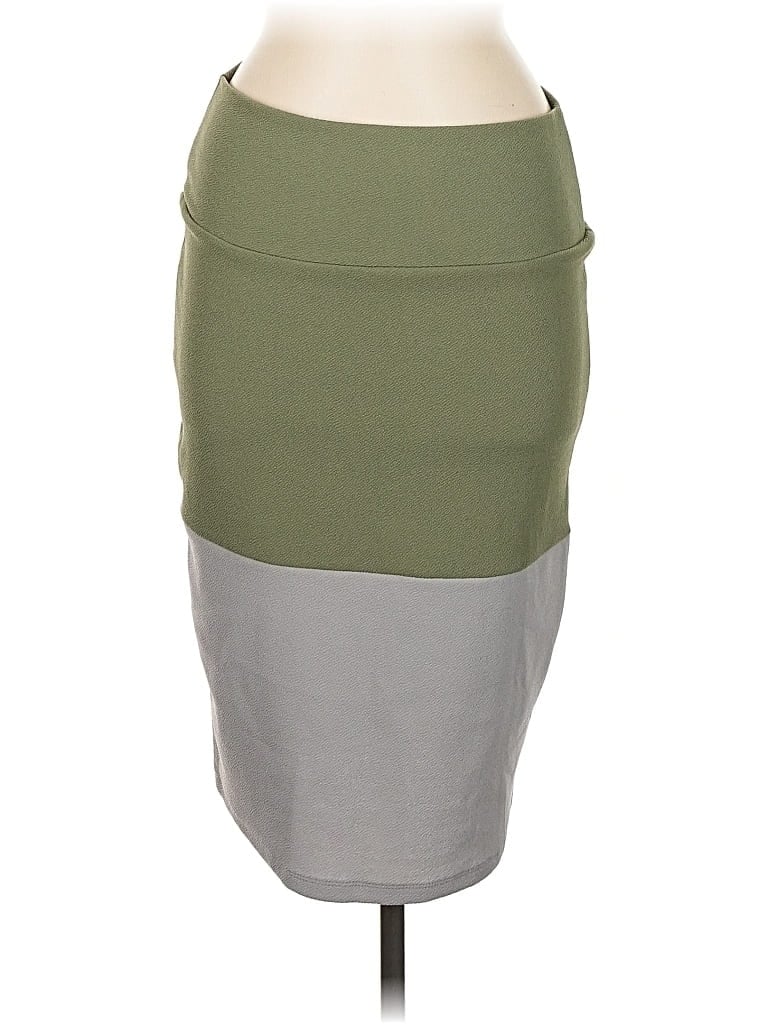 Pre-owned Lularoe Casual Skirt In Green
