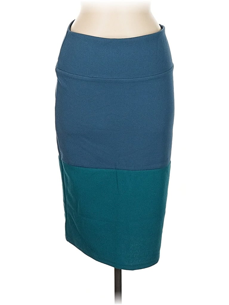 Pre-owned Lularoe Casual Skirt In Blue