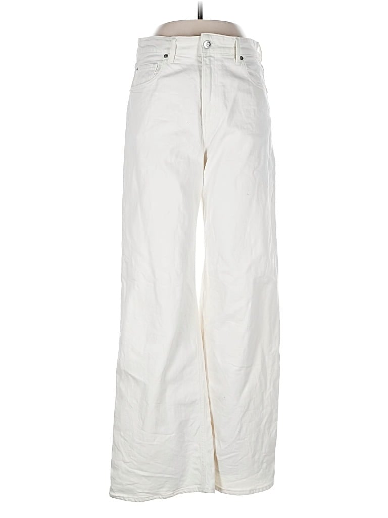 Pre-owned H&m Jeans In White