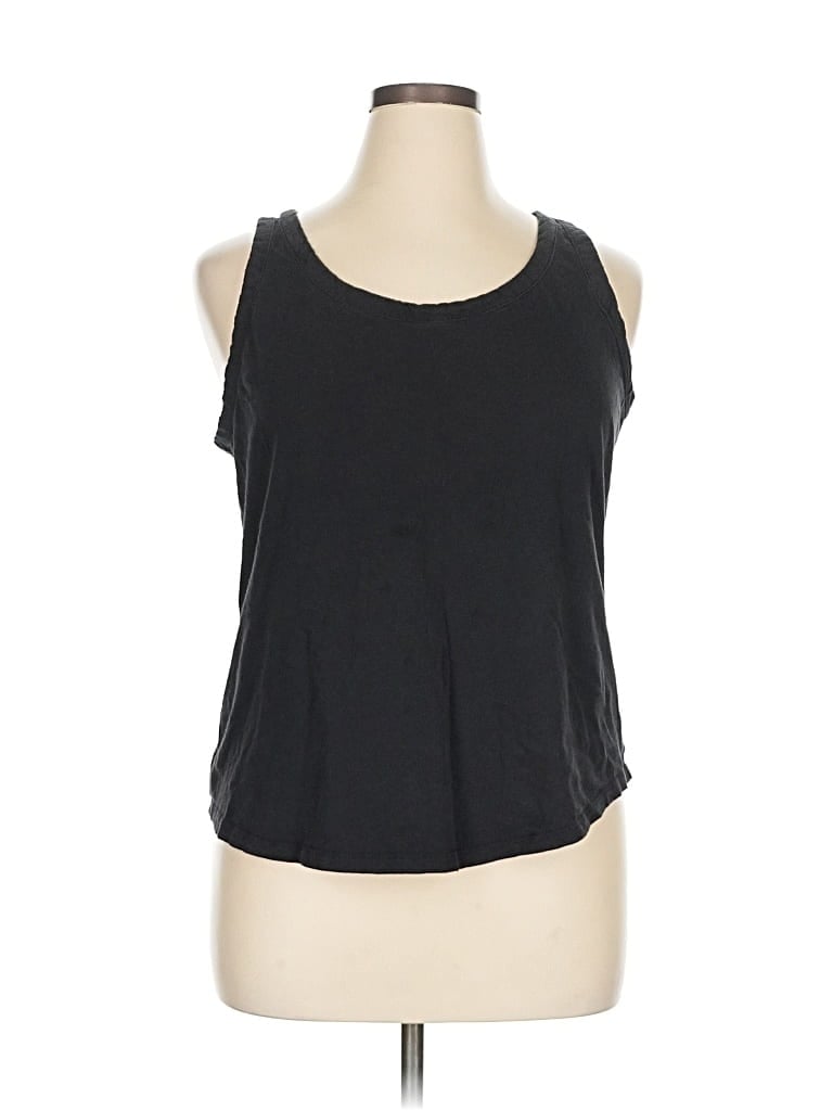 Pre-owned Ann Taylor Loft Outlet Sleeveless T-shirt In Black