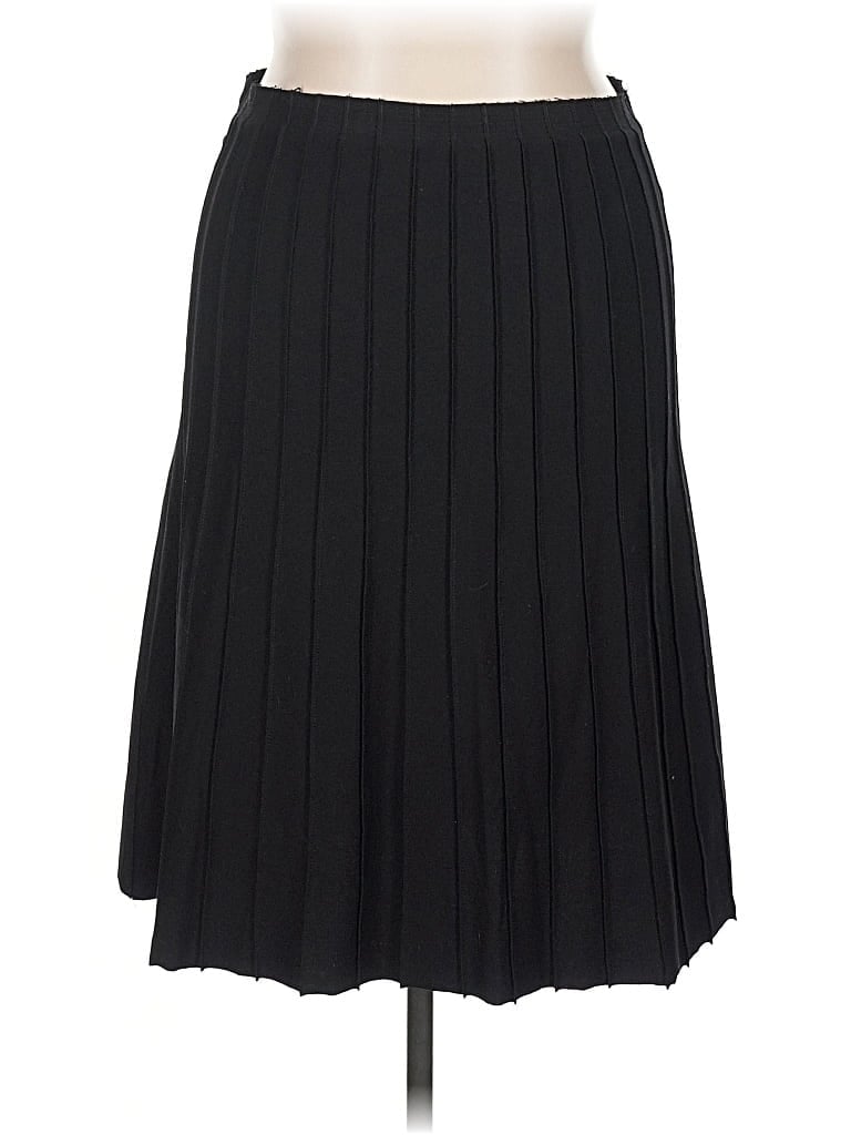 Pre-owned Eileen Fisher Formal Skirt In Black