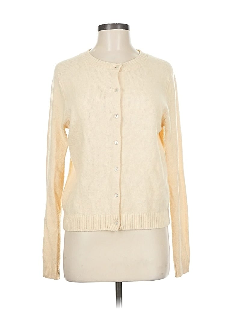 Pre-owned Kimchi Blue Cardigan Sweater In White