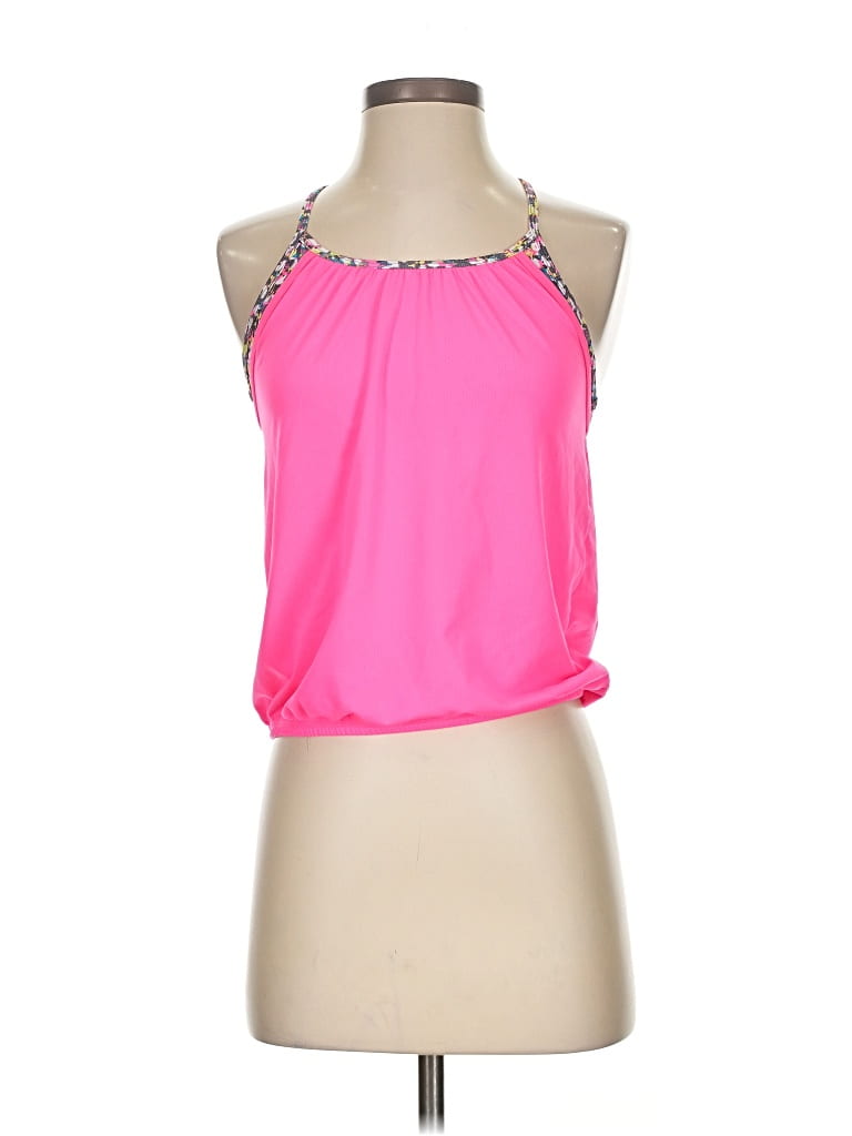 Pre-owned Nordstrom Tank Top Pink Halter Neckline Tops
