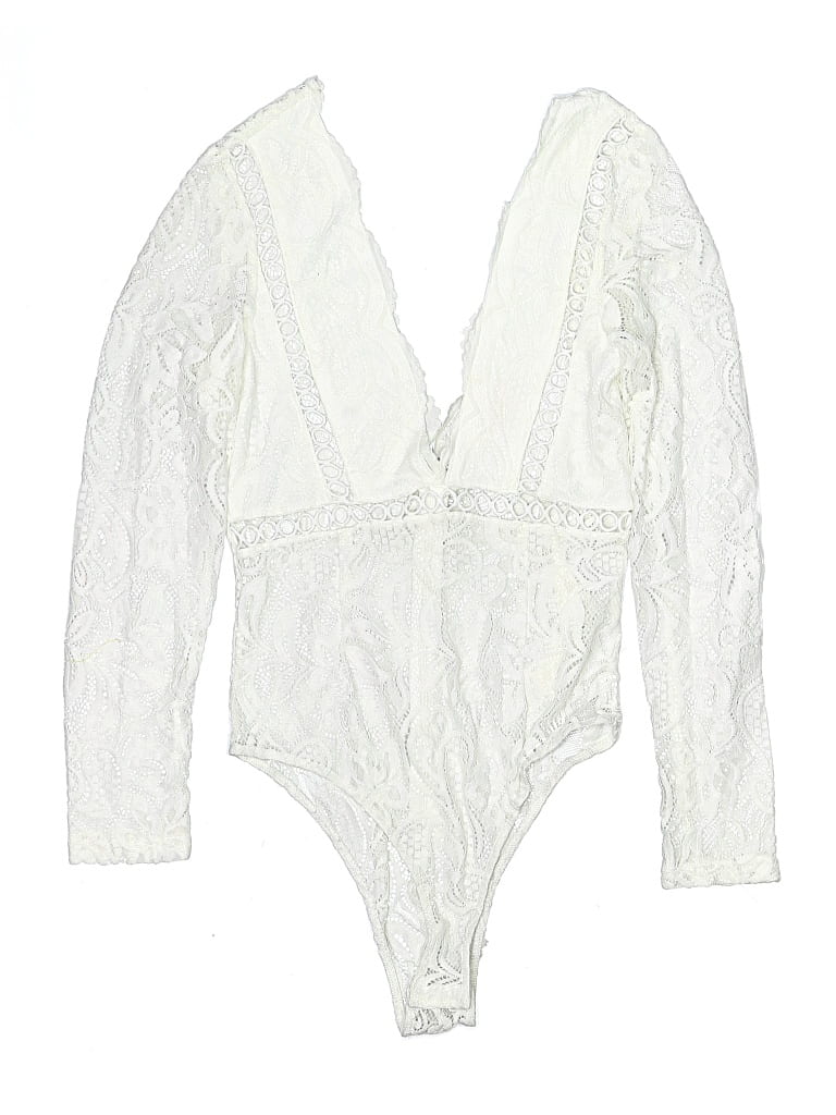 Pre-owned Showpo Bodysuit In White