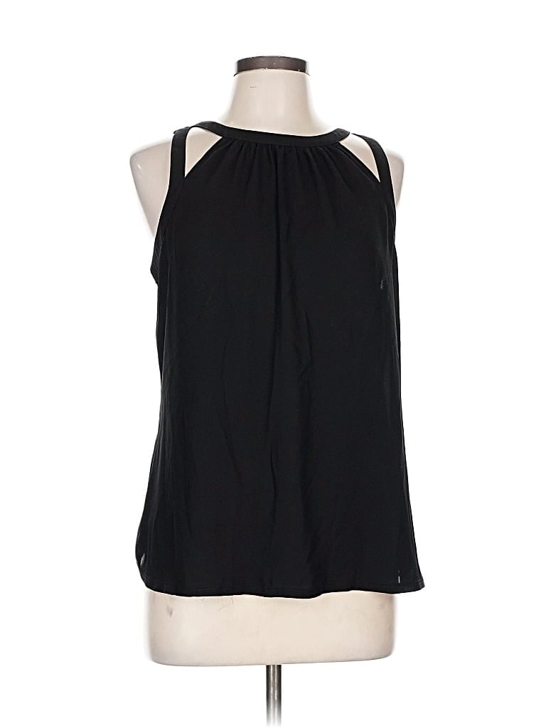 Pre-owned Express Sleeveless Blouse In Black
