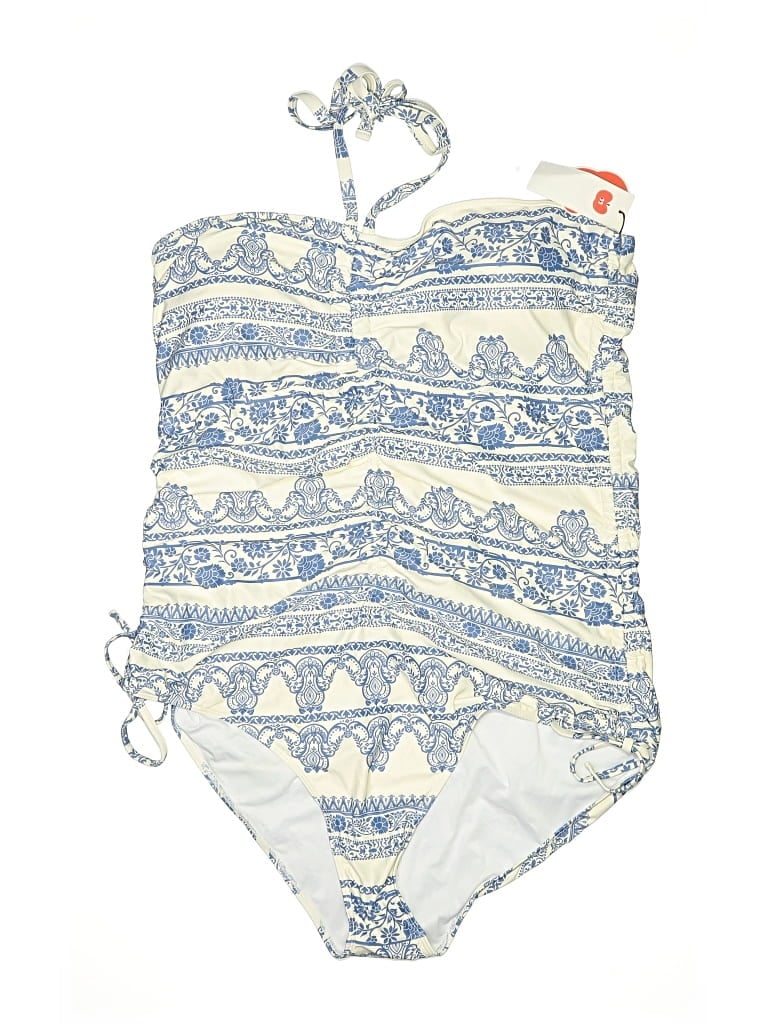 Pre-owned Cider One Piece Swimsuit In Blue