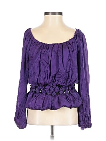 Leon Max 3/4 Sleeve Silk Top (view 1)