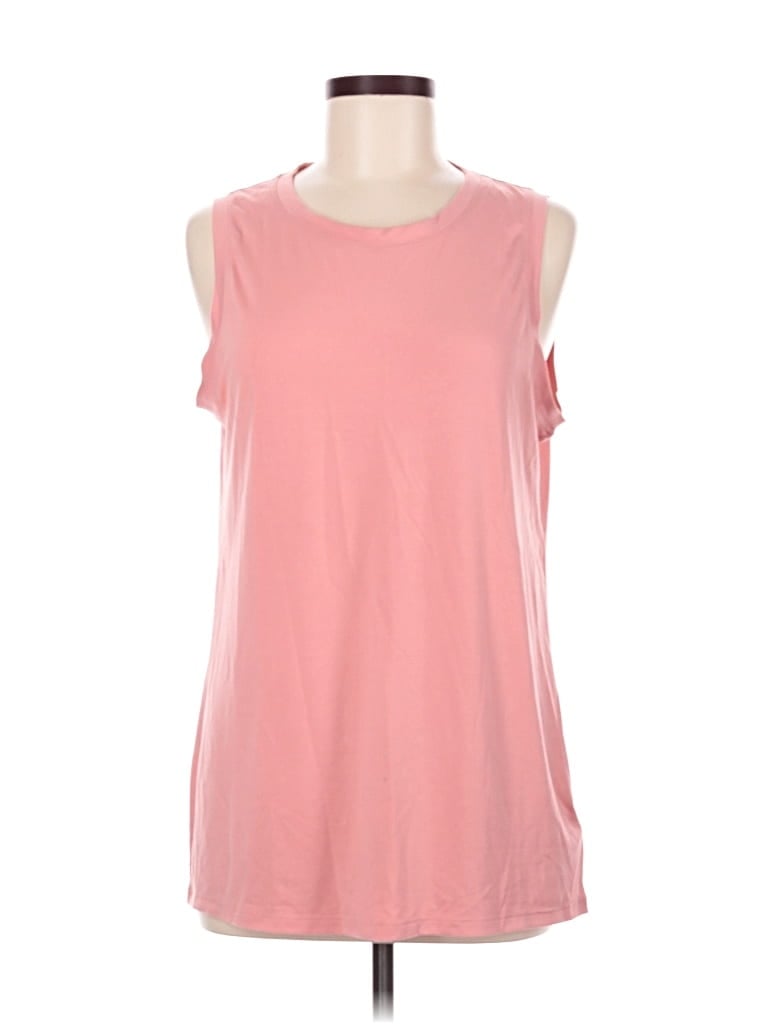 Pre-owned Athleta Sleeveless T-shirt In Pink