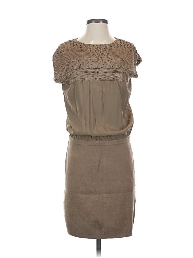 Pre-owned Vince Camuto Casual Dress In Brown