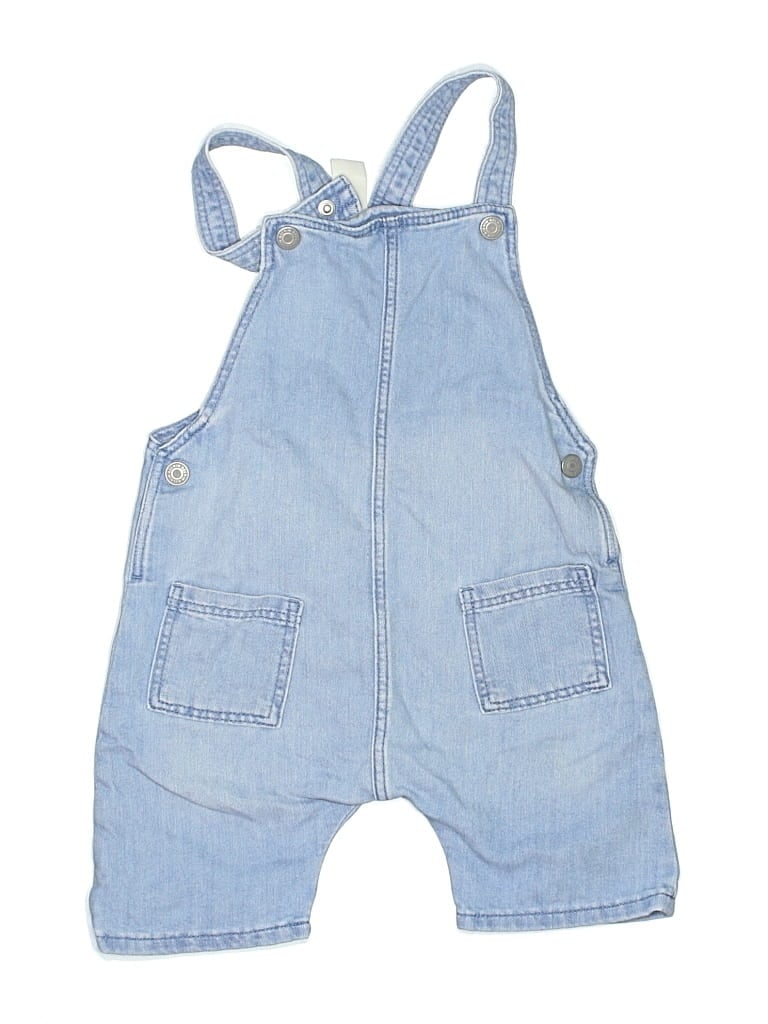 Pre-owned H&m Kids' Overall Shorts In Blue