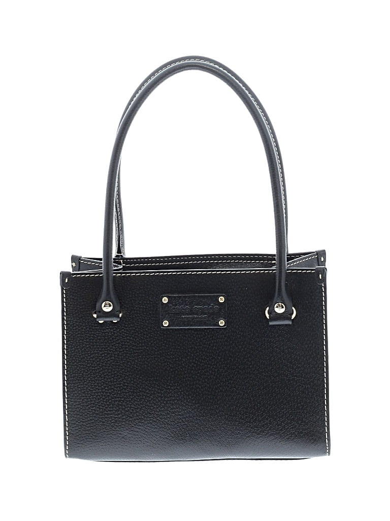 Pre-owned Kate Spade New York Leather Tote Bag In Black