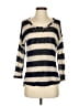 Papermoon Stripes Silver Pullover Sweater Size XS - photo 1