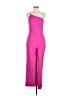 Crystal Sky Solid Pink Jumpsuit Size M - photo 1