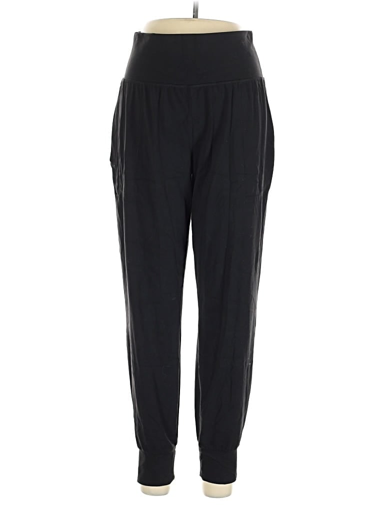 Pre-owned Athleta Track Pants In Black