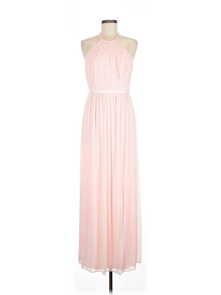 Pre-owned David's Bridal Cocktail Dress In Pink